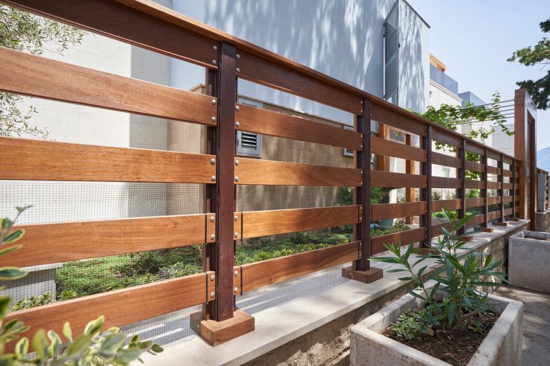 Modern Wood Fence